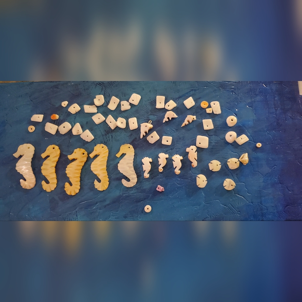 Vintage M.O.P. and Puka Shell Beads